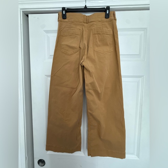 Pilcro High-Rise Wide-Leg Tan Pants - Picture 4 of 8